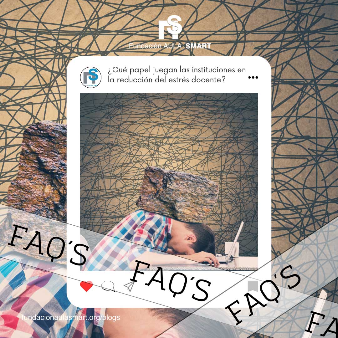 ¿Qué papel juegan las instituciones en la reducción del estrés docente?