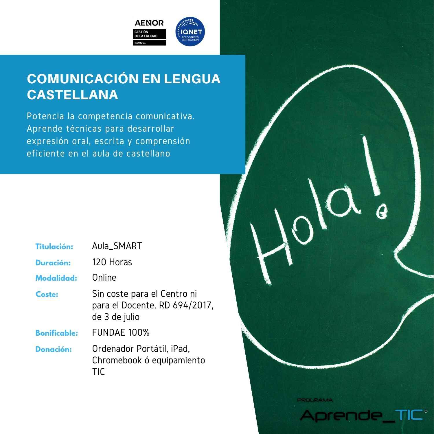 Comunicación en lengua castellana
