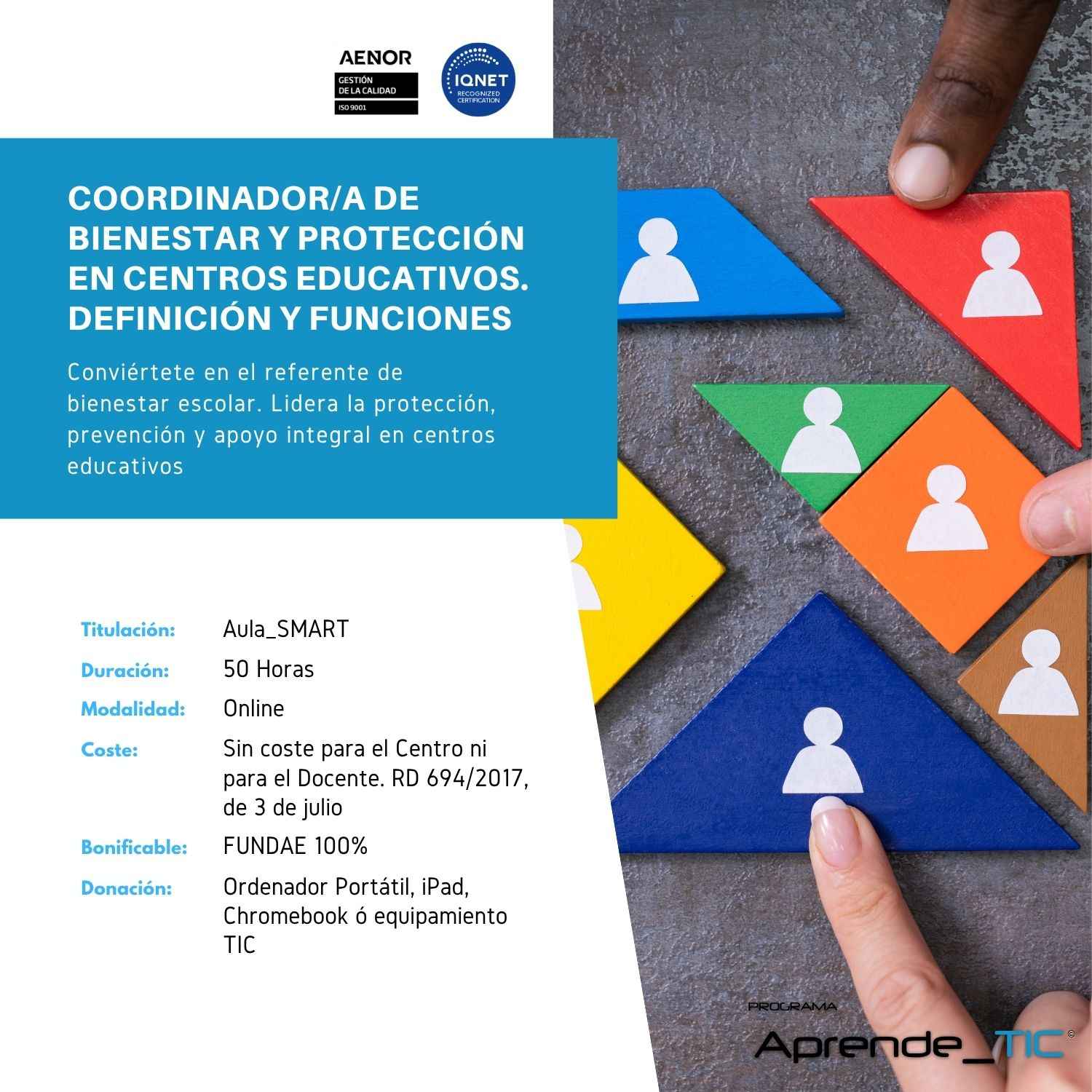 Coordinador o Coordinadora de bienestar y protección en centros educativos. Definición y funciones