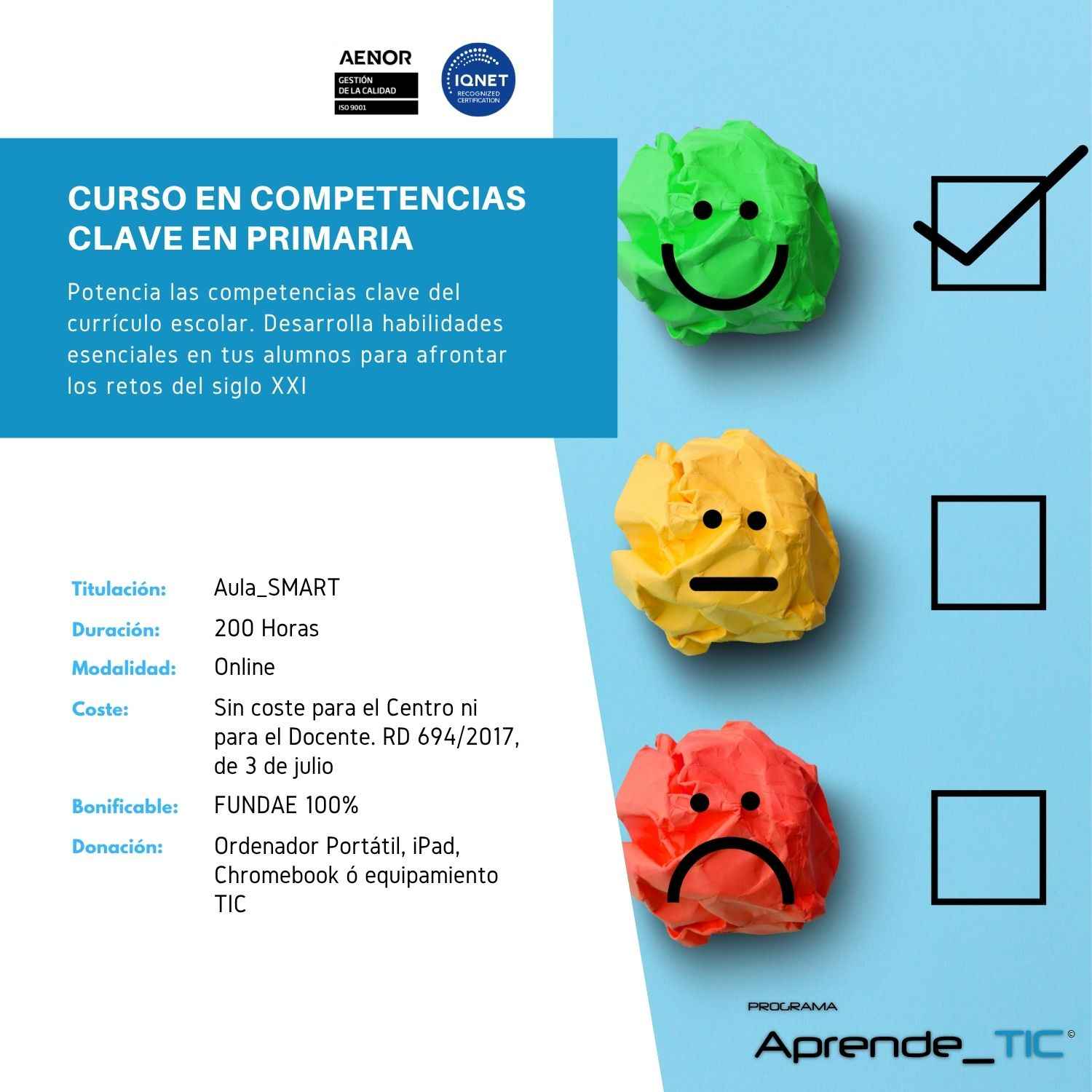 Curso en Competencias Clave en Primaria