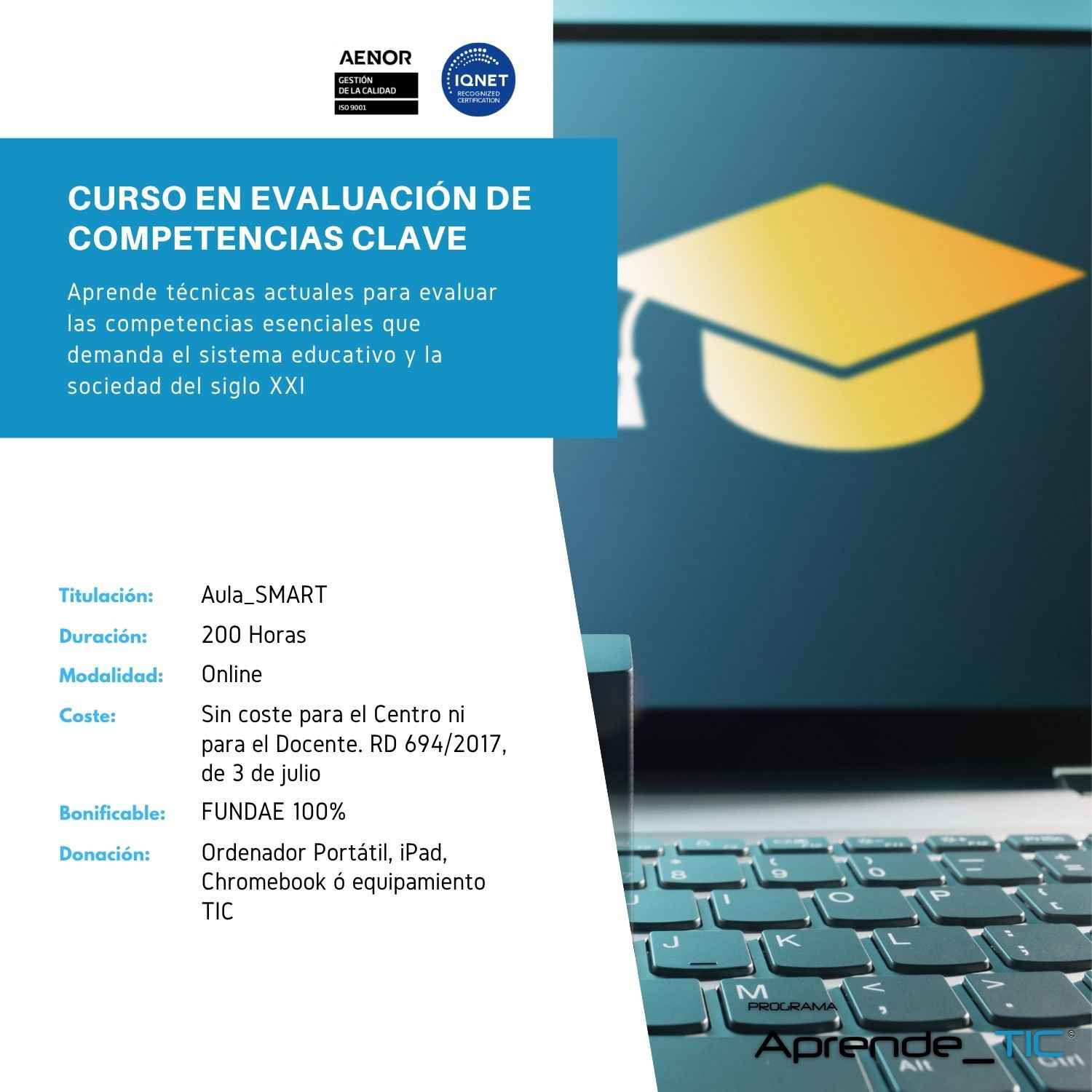 Curso en evaluación de competencias clave