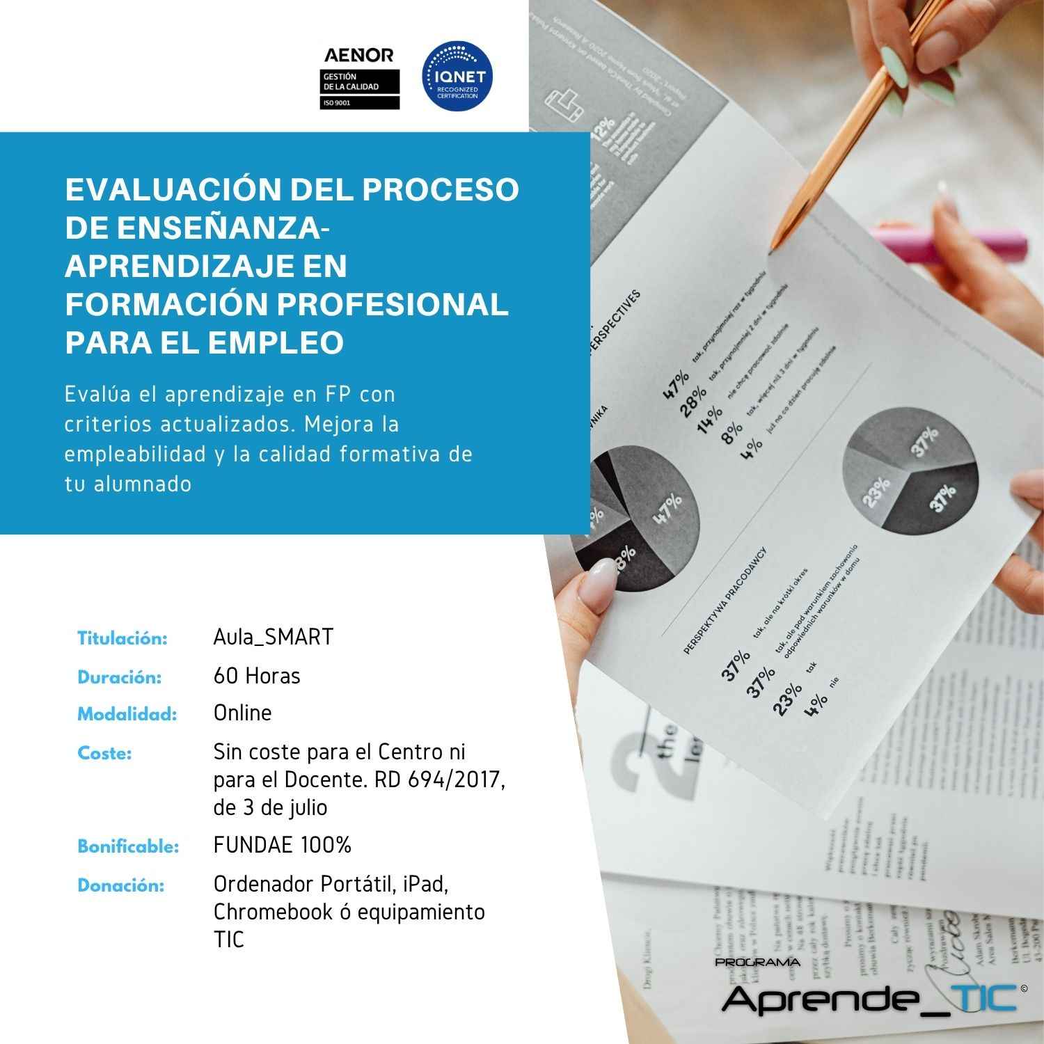 Evaluación del Proceso de Enseñanza-Aprendizaje en Formación Profesional para el Empleo