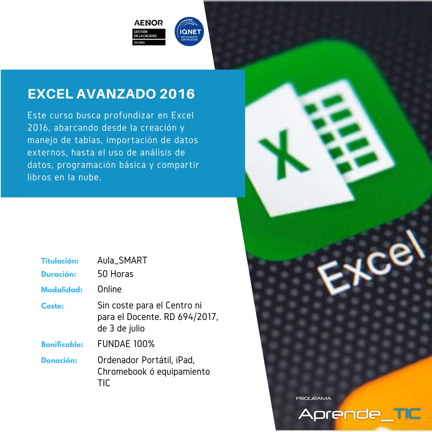 Excel avanzado 2016