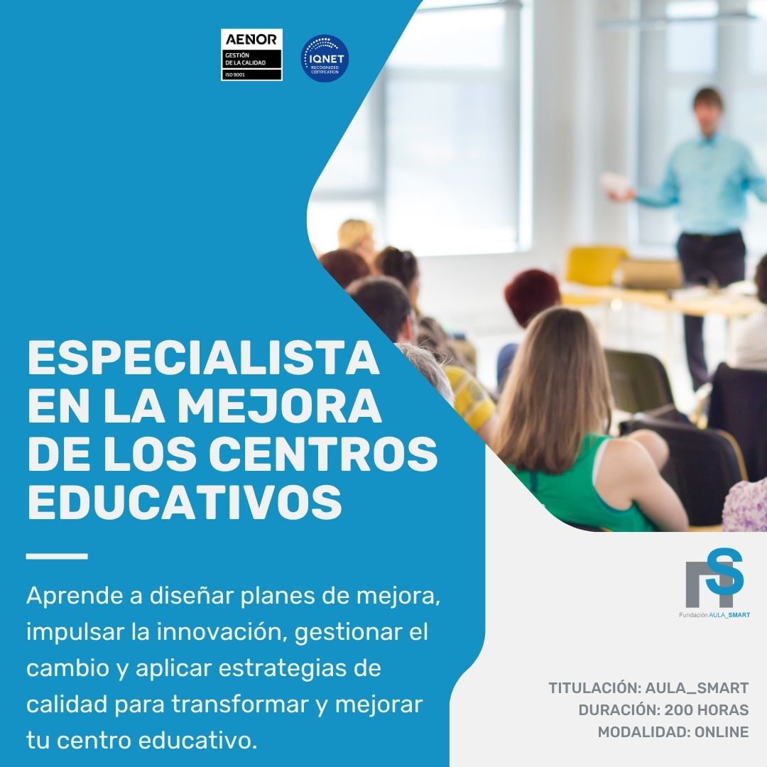 Especialista en la millora dels centres educatius