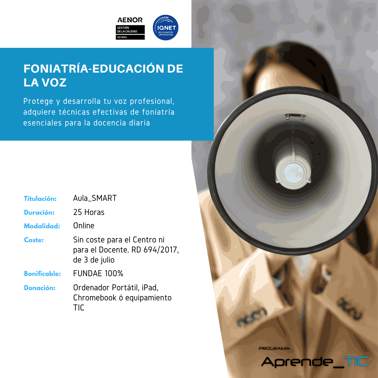 FONIATRÍA-EDUCACIÓN DE LA VOZ