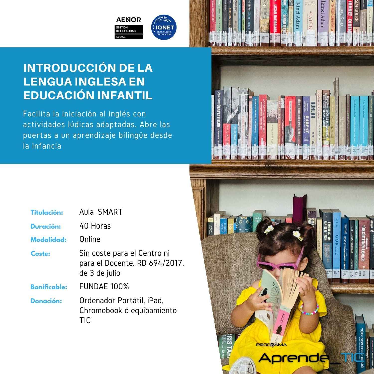 INTRODUCCIÓN DE LA LENGUA INGLESA EN EDUCACIÓN INFANTIL