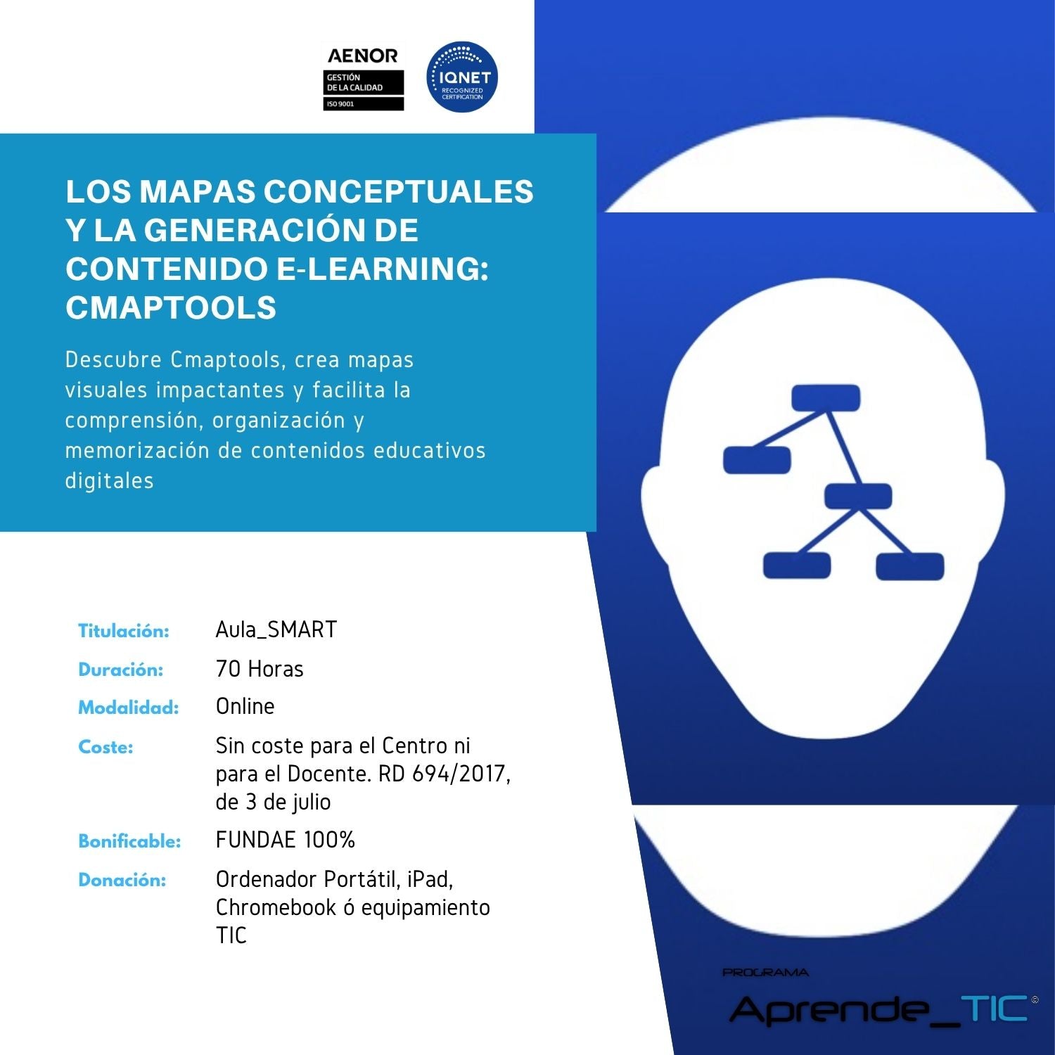 Concept maps and the generation of e-learning content: Cmaptools.