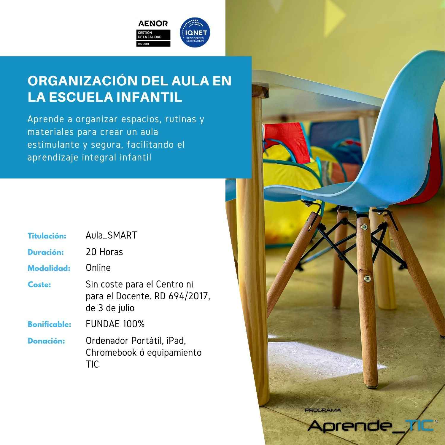 ORGANIZACIÓN DEL AULA EN LA ESCUELA INFANTIL