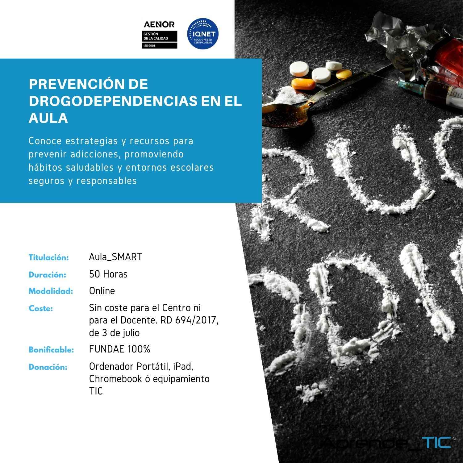 PREVENCIÓN DE DROGODEPENDENCIAS EN EL AULA