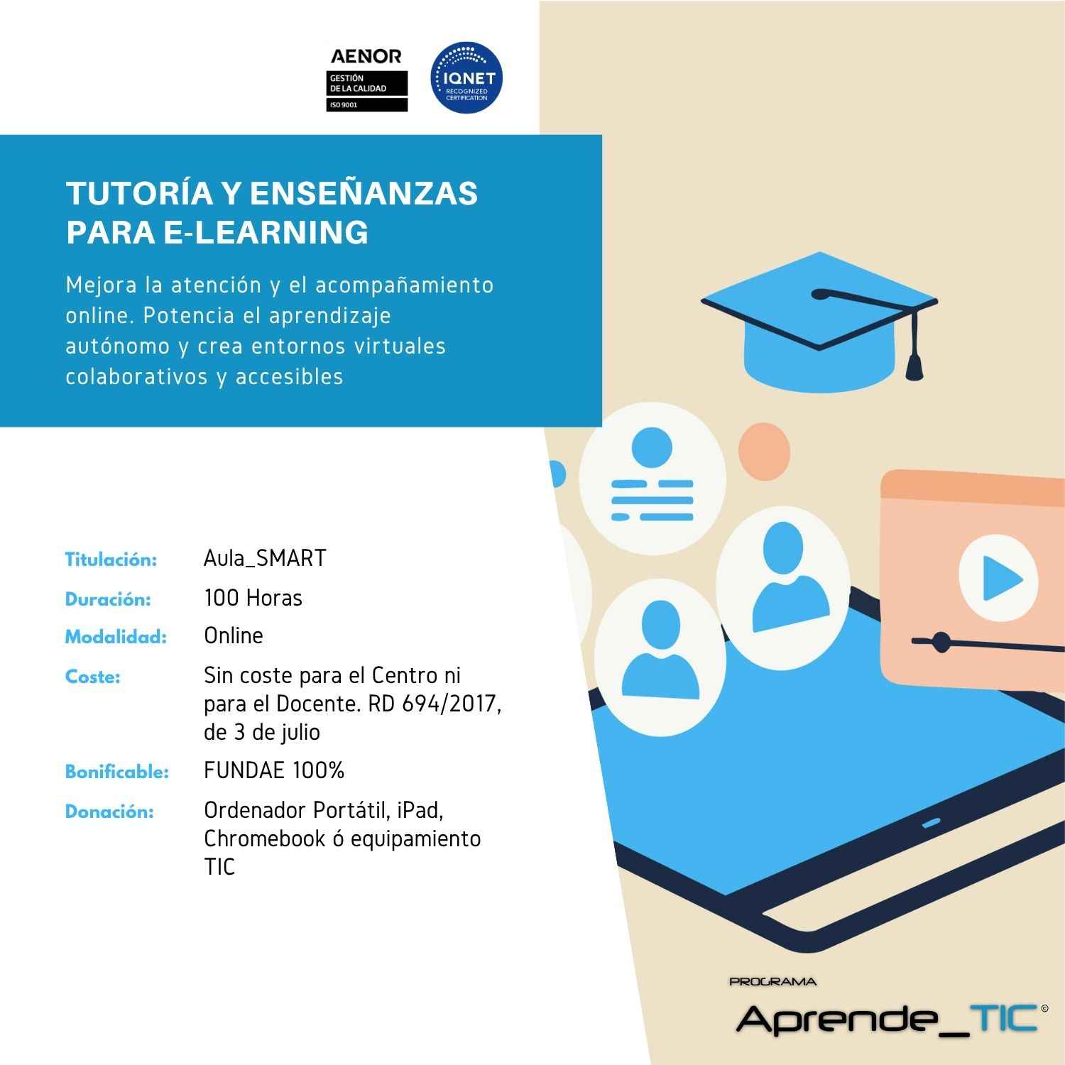 Tutoring and Teaching for E-Learning