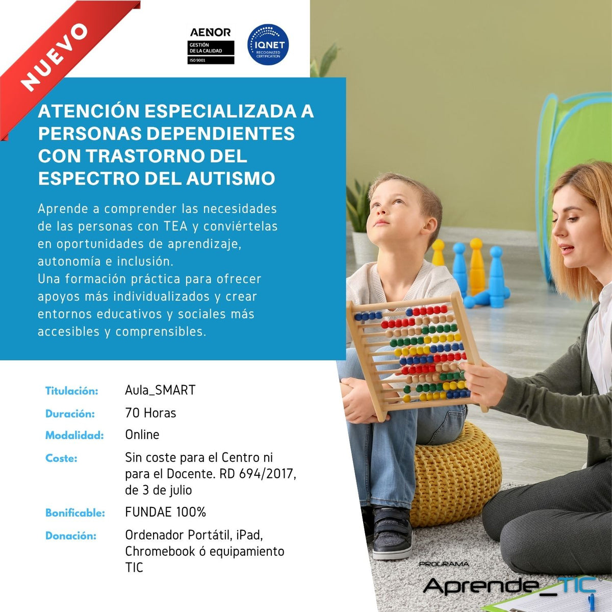 Adaptació de continguts educatius per a alumnat amb necessitats educatives especials (NEE)
