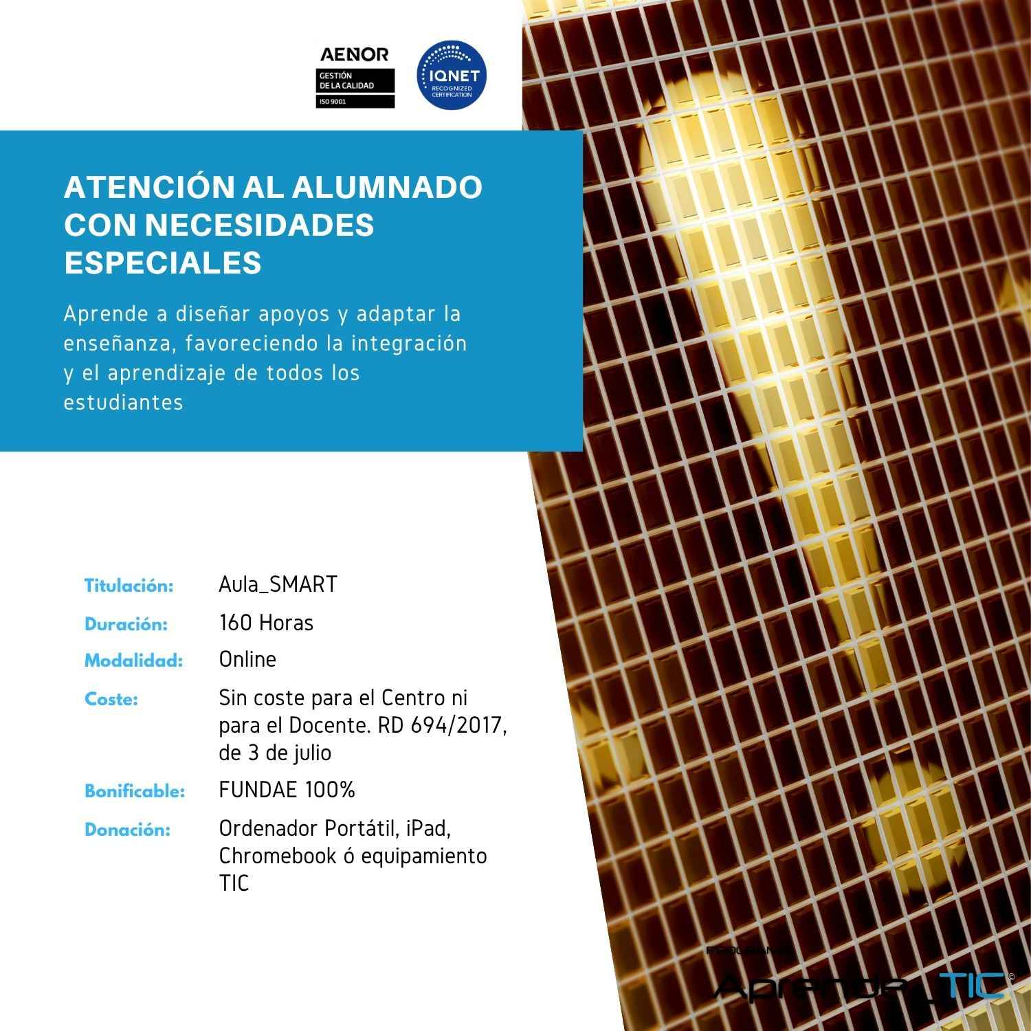 ATENCIÓN AL ALUMNADO CON NECESIDADES ESPECIALES