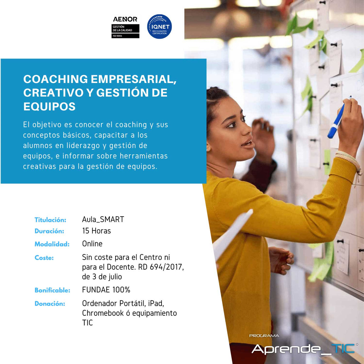 CURSO COACHING EMPRESARIAL, CREATIVO Y GESTIÓN DE EQUIPOS | Fundación ...