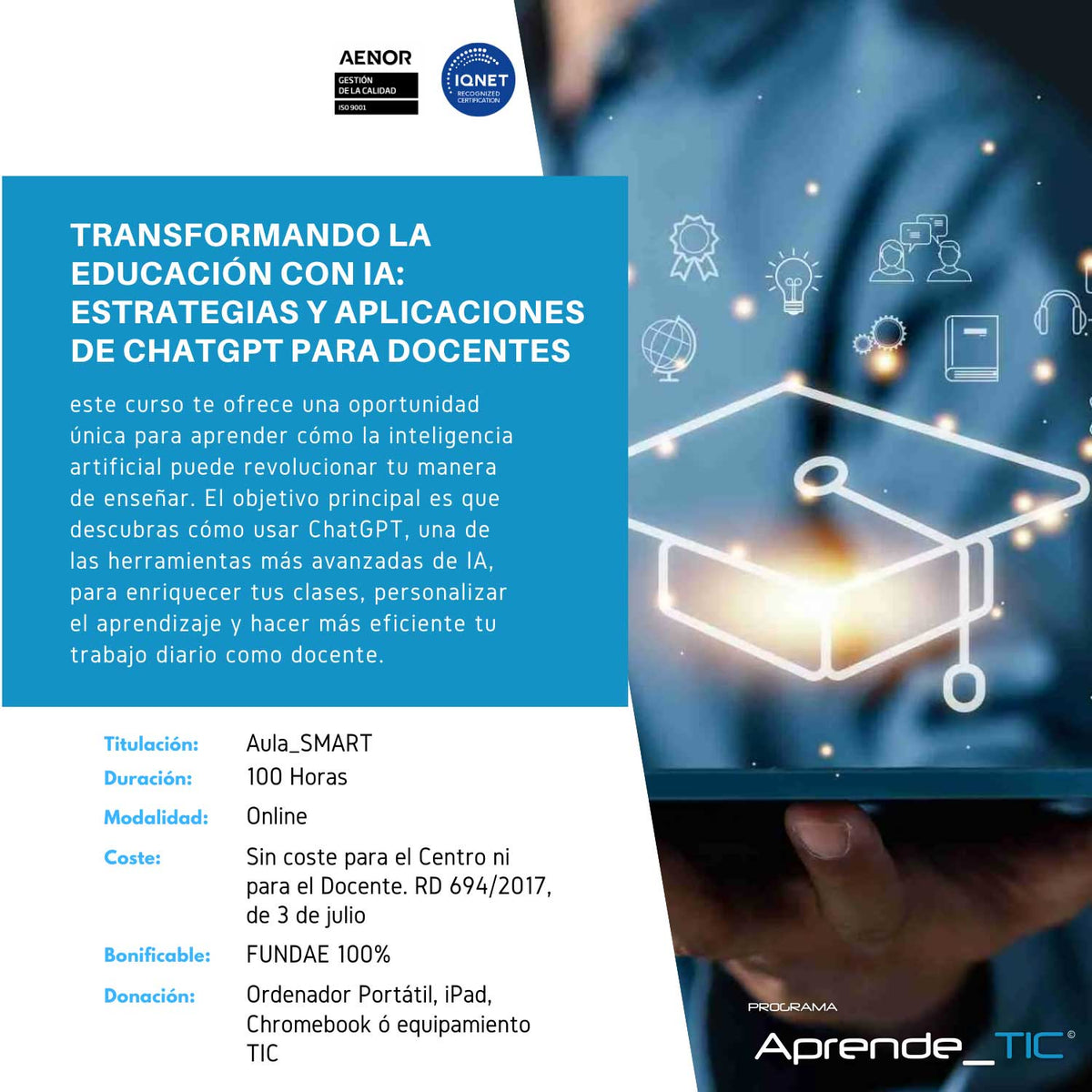 CURSO TRANSFORMANDO LA EDUCACIÓN CON IA: ESTRATEGIAS Y APLICACIONES DE ...