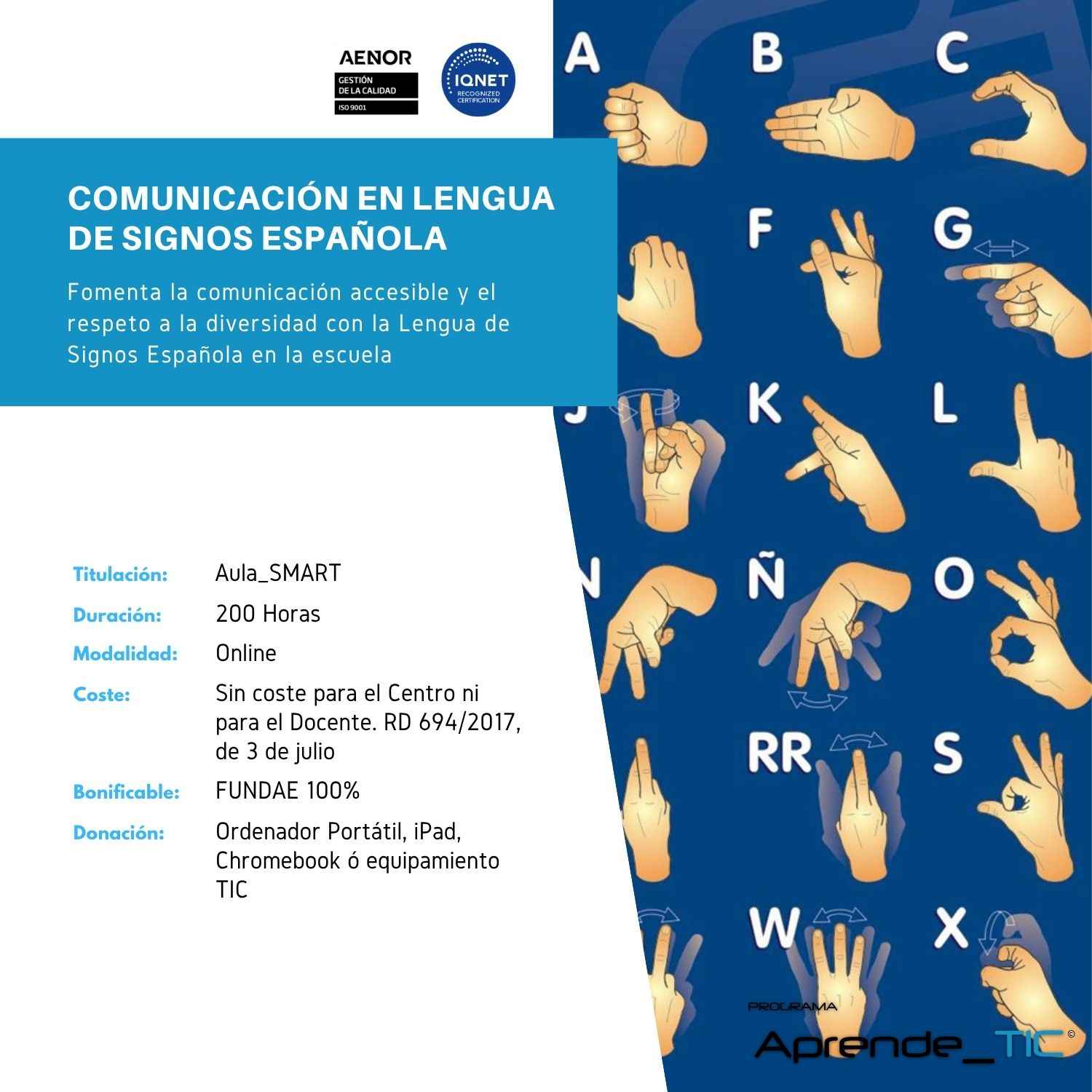 Comunicación en Lengua de Signos Española