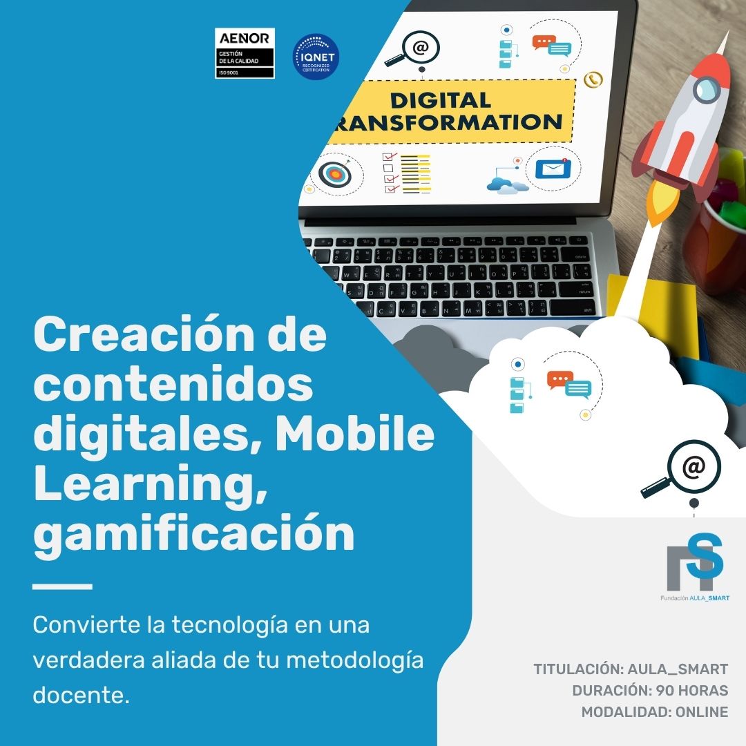 Creació de continguts digitals, Mobile Learning, gamificació