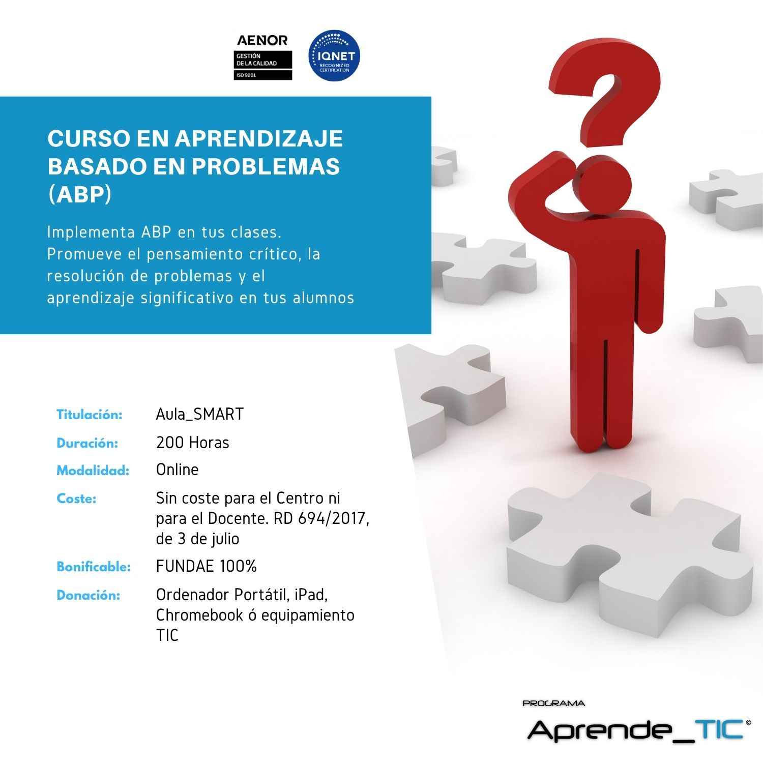 Curso en Aprendizaje Basado en Problemas (ABP)