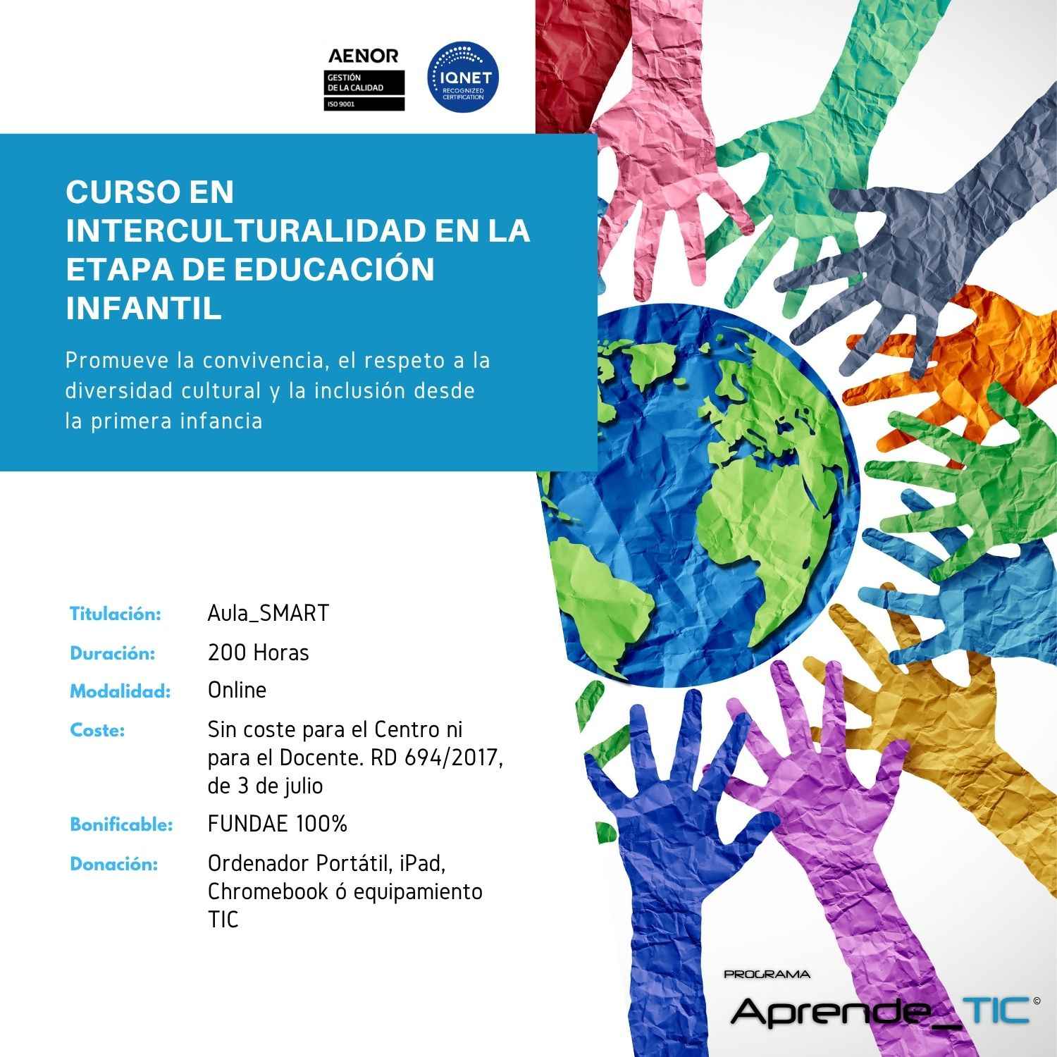 Curso en Interculturalidad en la Etapa de Educación Infantil