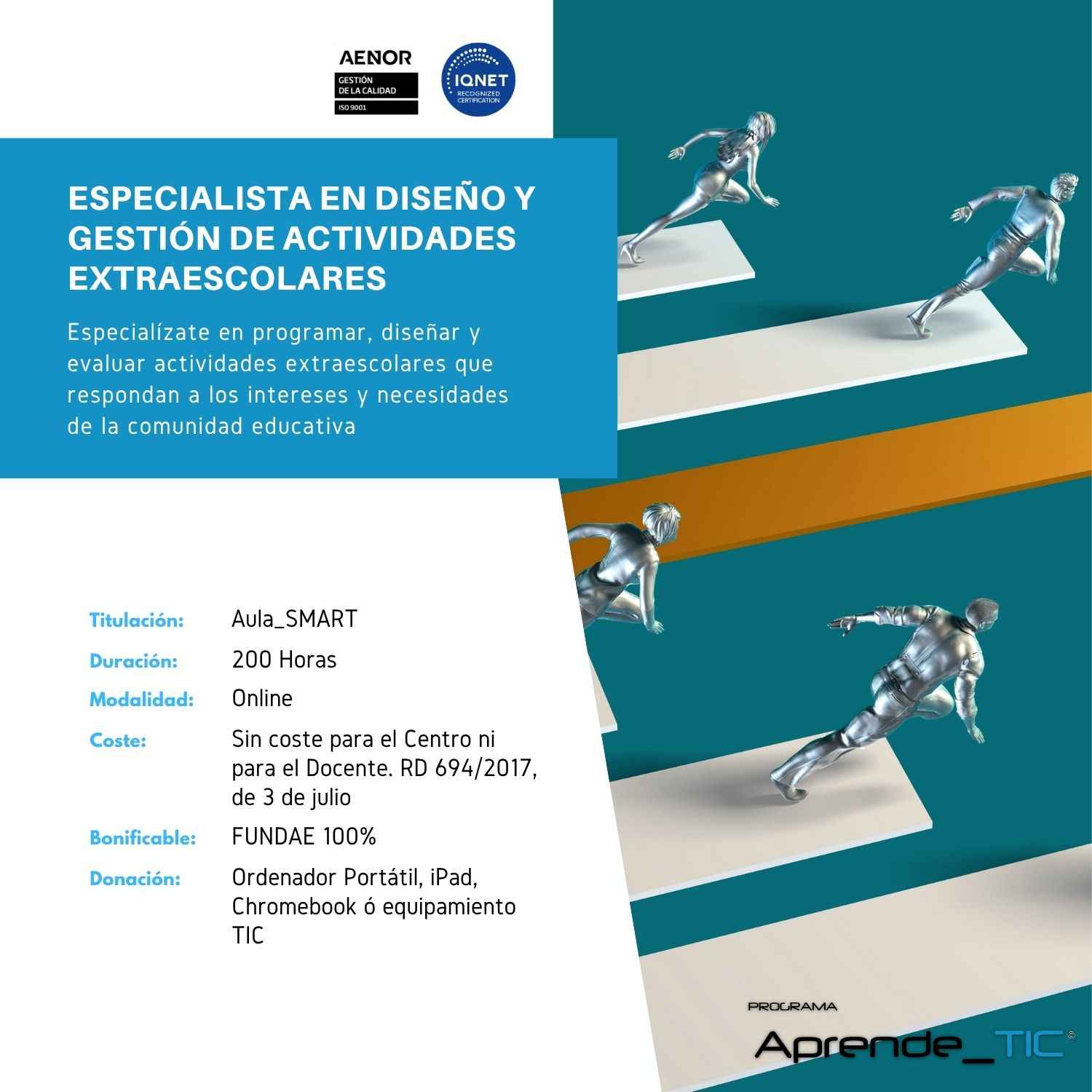 Especialista en Diseño y Gestión de Actividades Extraescolares