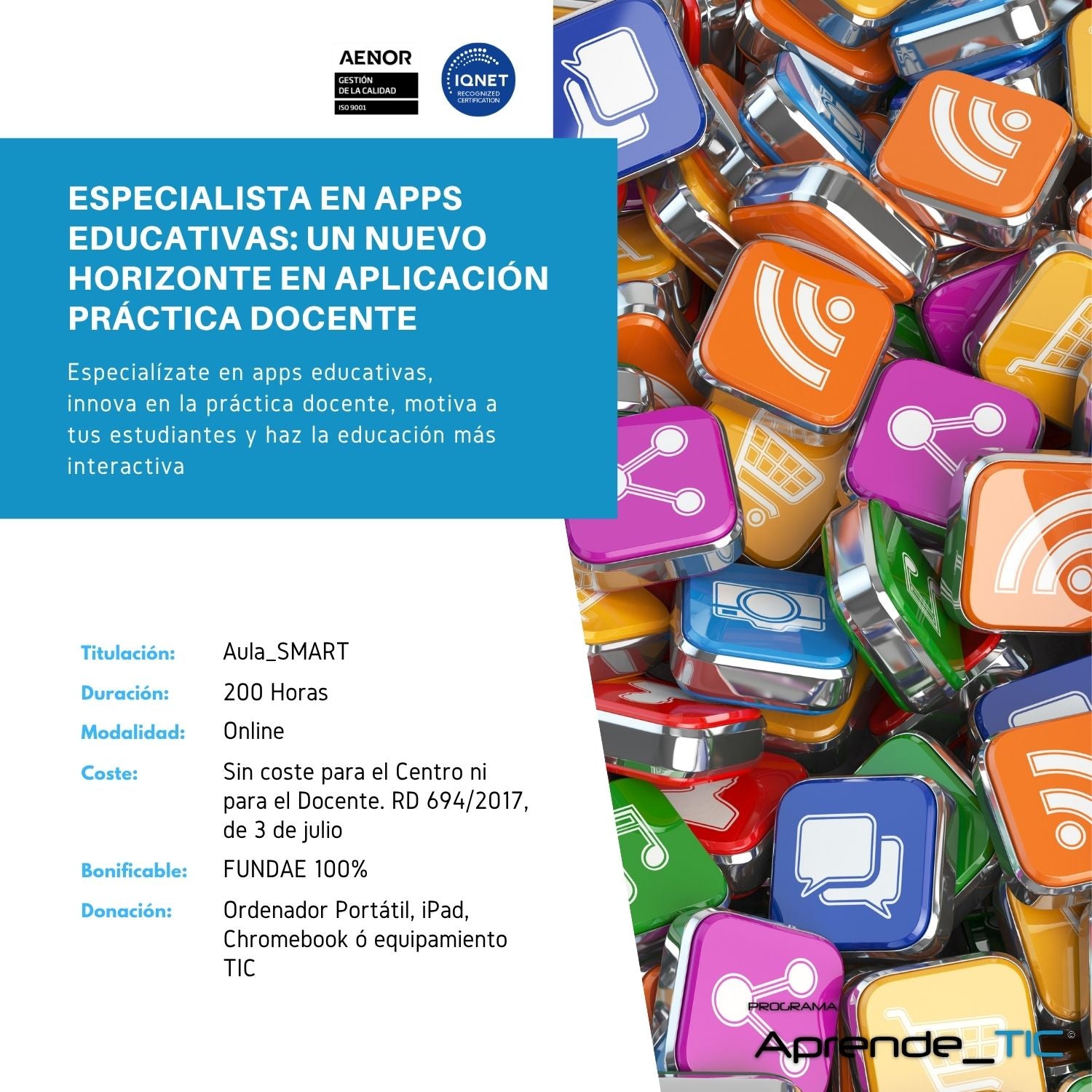 Especialista en aplicacions educatives: un nou horitzó en l'aplicació pràctica docent