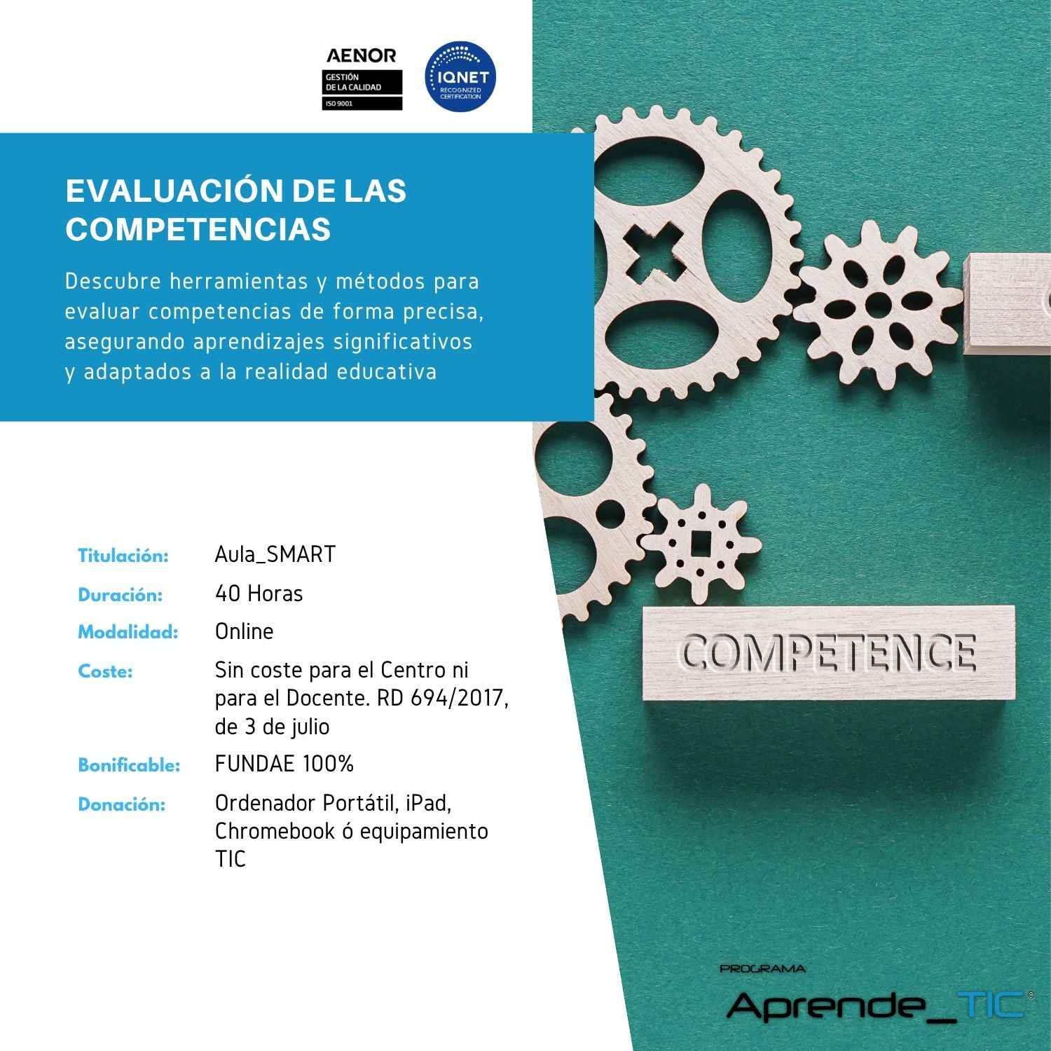 Evaluación de las competencias