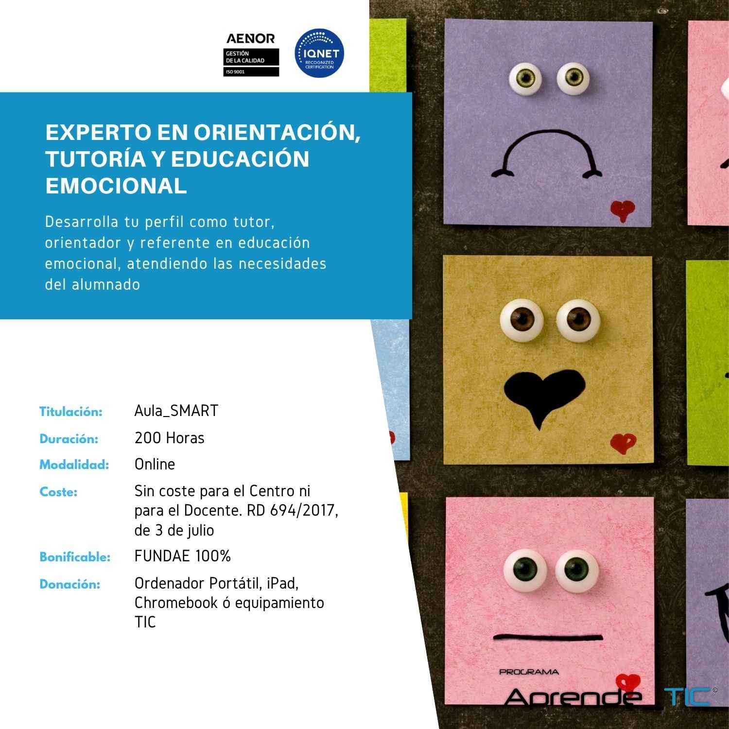 Experto en Orientación, Tutoría y Educación Emocional