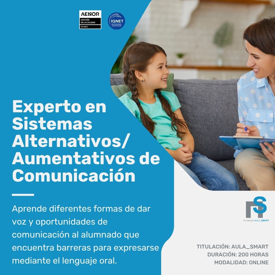 Expert in Alternative/Augmentative Communication Systems. Practical Applications for Children with Special Educational Needs