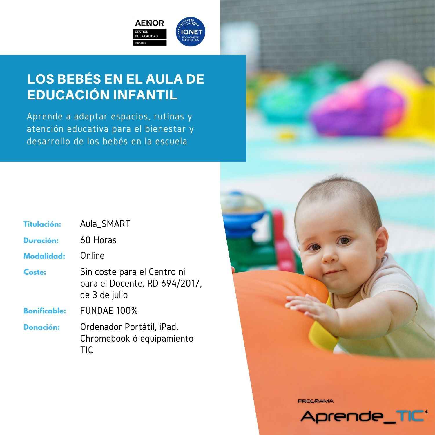 LOS BEBÉS EN EL AULA DE EDUCACIÓN INFANTIL