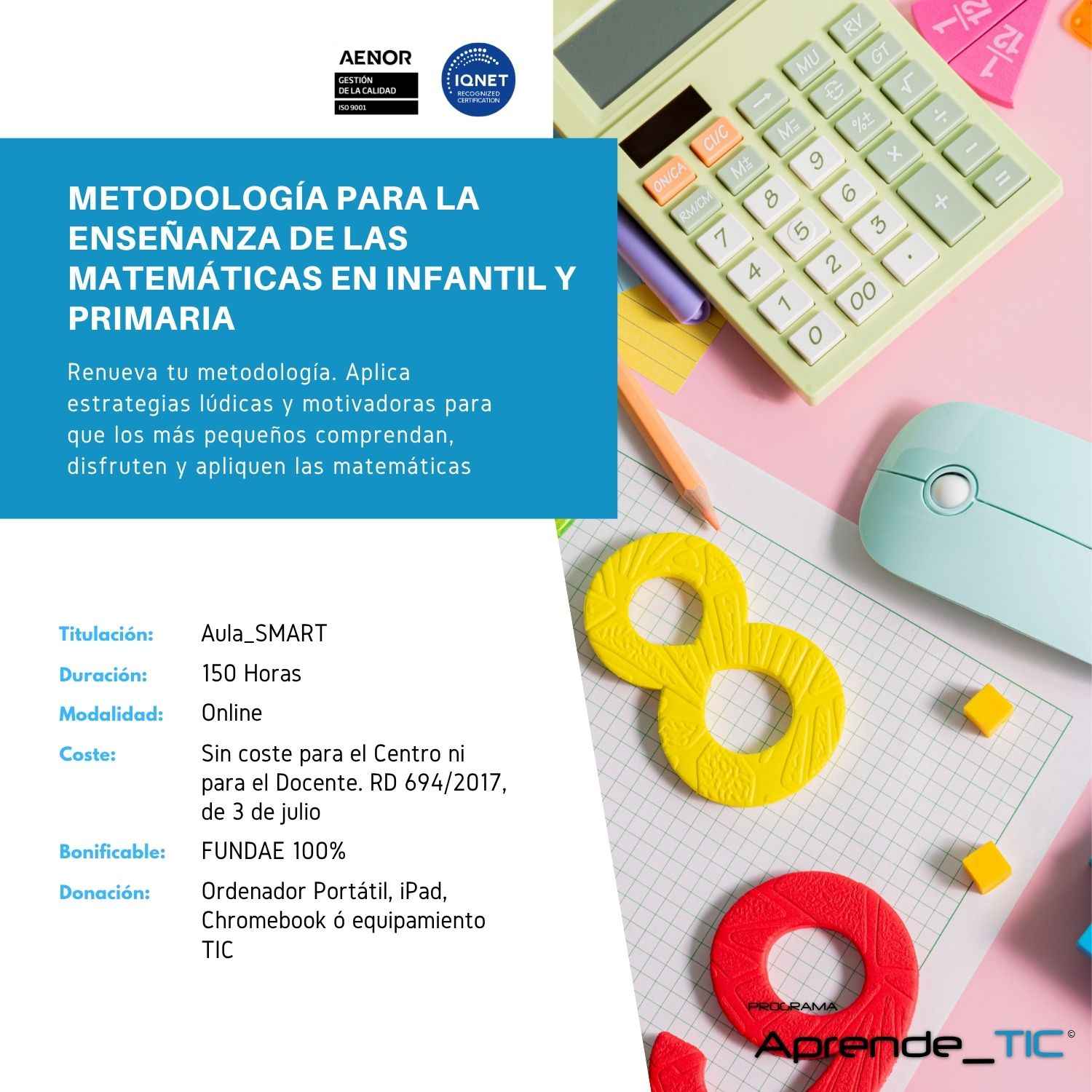 Metodología para la Enseñanza de las Matemáticas en Infantil y Primaria