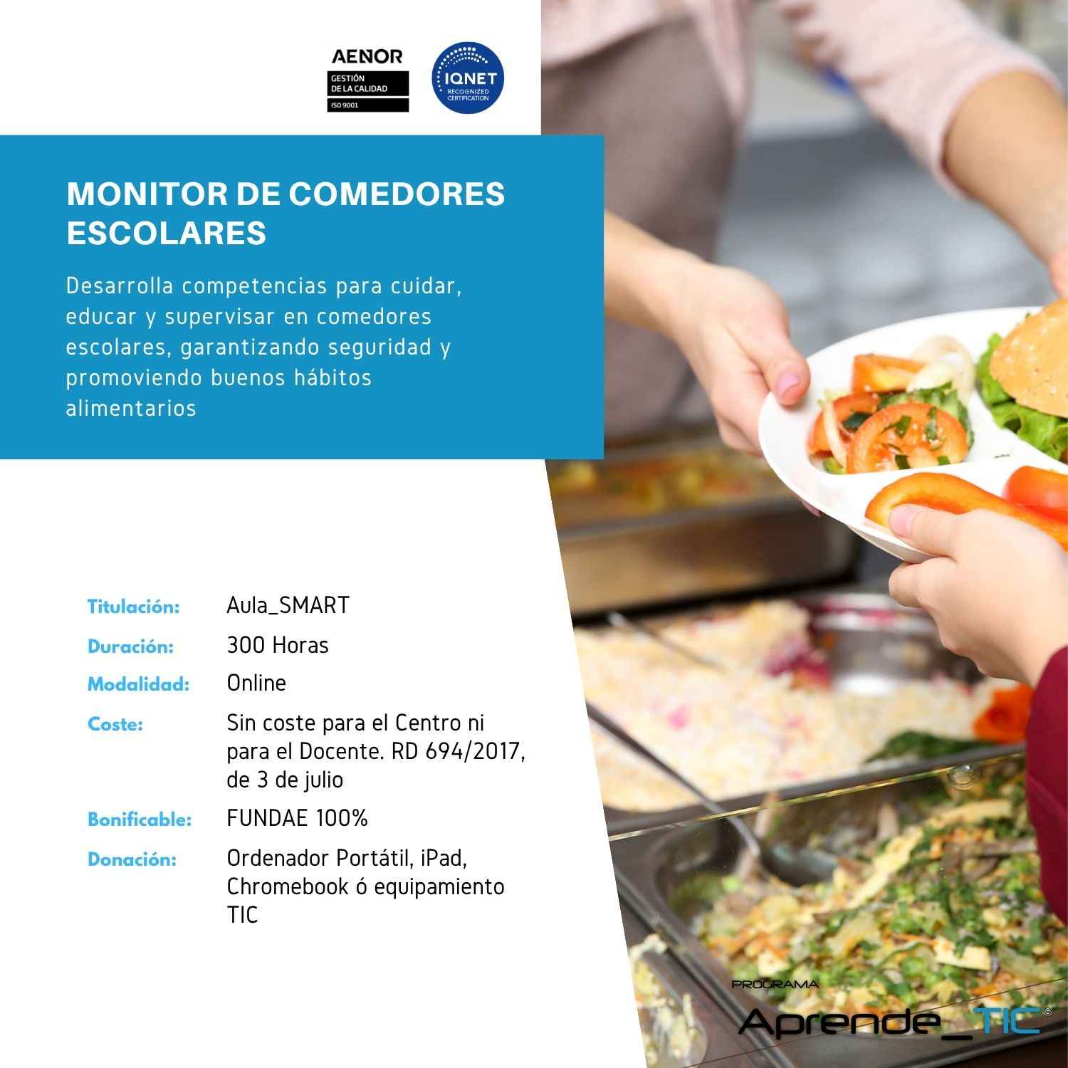 Monitor de Comedores Escolares