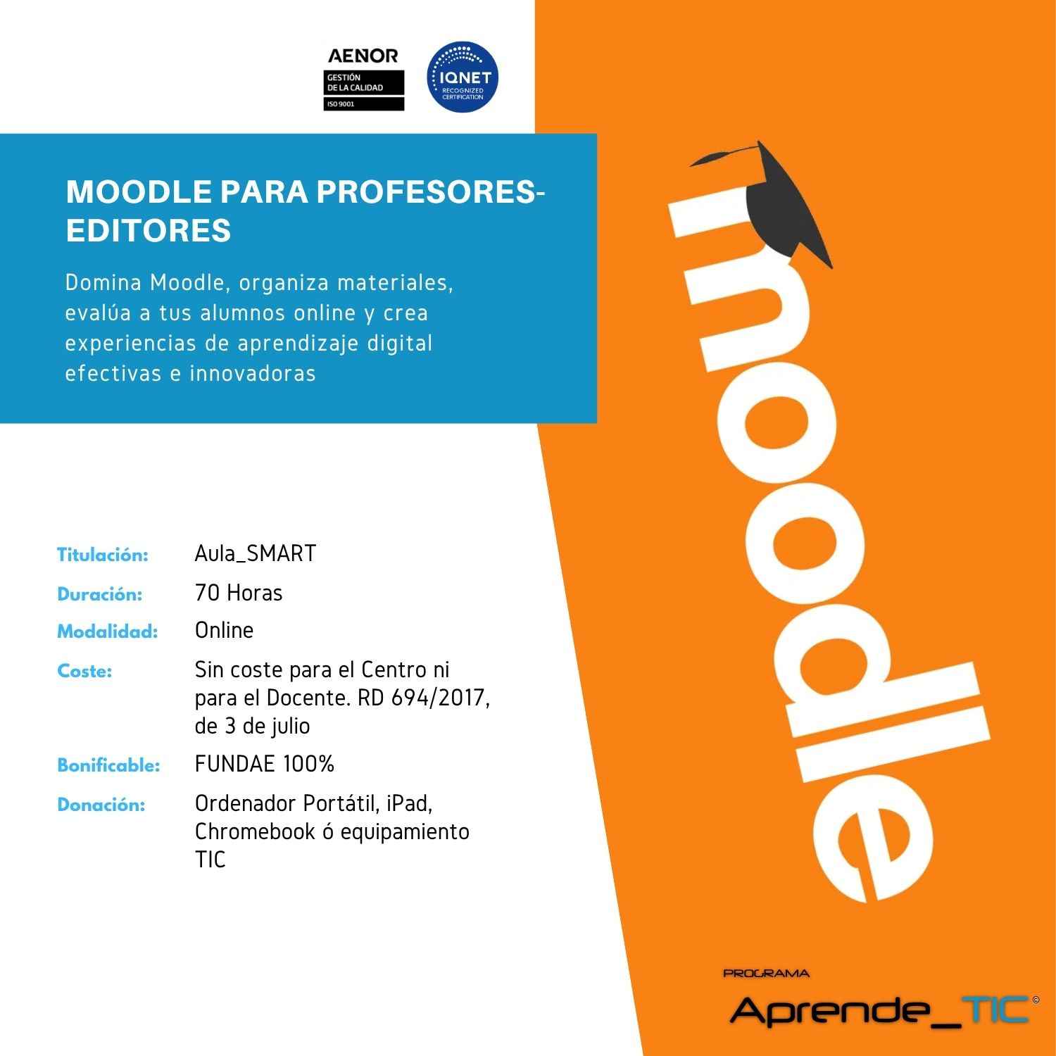 Moodle per a professors-editors