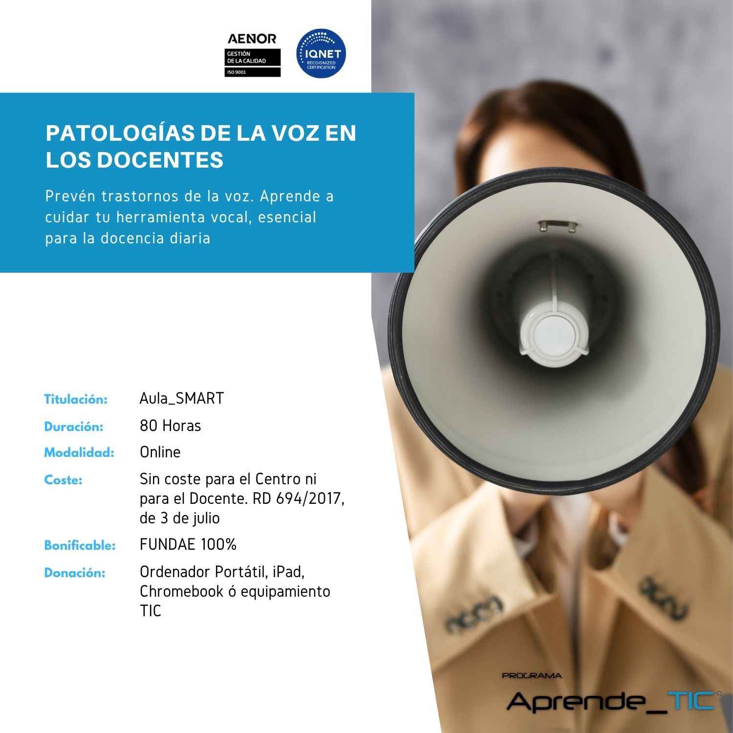 Patologías de la voz en los docentes